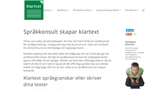 Desktop Screenshot of iklartext.se