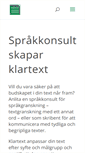 Mobile Screenshot of iklartext.se